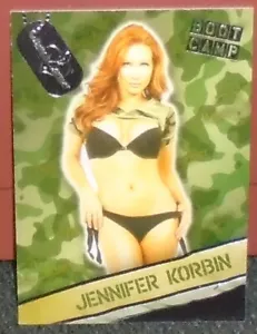 BENCHWARMER 2015 - JENNIFER kORBIN - BOOT CAMP CARD - Picture 1 of 2