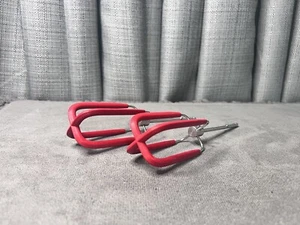 Hamilton Beach Hand Mixer Red Beaters Silicone Cover Whisk Lot - Picture 1 of 7
