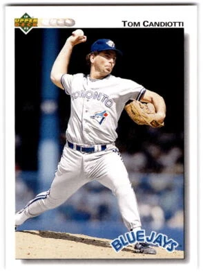Tom Candiotti 1992 Upper Deck #447 Toronto Blue Jays - Image 1 of 2