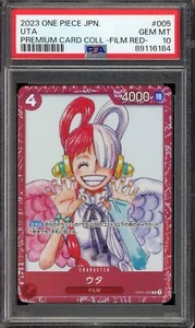 [PSA 10] Uta OP01-005 - Film Red Premium Card Collection Japanese ONE PIECE - Picture 1 of 2