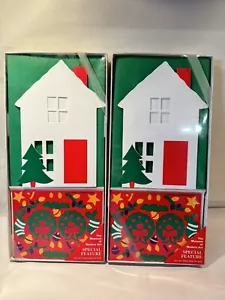 MoMA Christmas Holiday Cards Winter Village & Stickers Museum Modern Art 2 Boxes - Picture 1 of 4