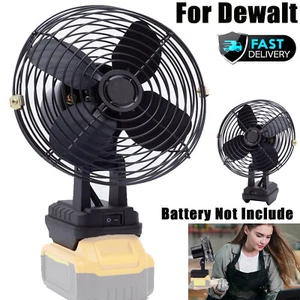 Cordless Portable Jobsite Cooling Fan For Dewalt 20V Max Battery Outdoor Camping - Picture 1 of 11