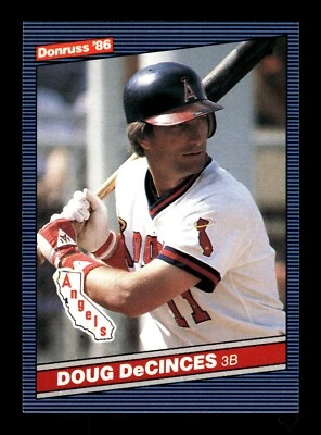 1986 Donruss #57 Doug DeCinces California Angels - Image 1 of 2