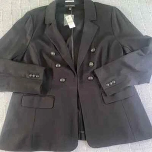 Lane Bryant Black Blazer Plus Size 22 NEW - Picture 1 of 10