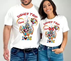 Personalised Disney Trip 2025 T-Shirt Mickey Minnie Mouse Tee - Picture 1 of 8