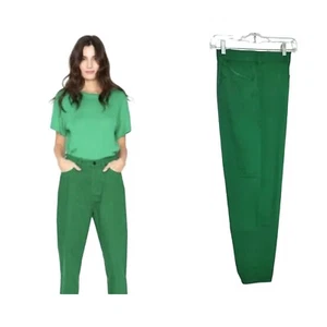 Neu mit Etikett Sandrine Rose X Free People Malerhose grün weites Bein kurze Größe 30 - Bild 1 von 11