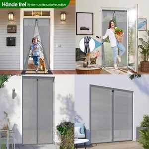 Sichtschutz Fliegengitter Insektenschutz luftdurchlässig für Balkon 100 x 210 cm - Bild 1 von 7
