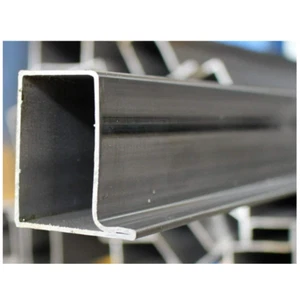 2 metri TUBOLARE NERO PER SERRAMENTO INFISSI 1A "ELLE - L" RETTANGOLARE infisso - Foto 1 di 2