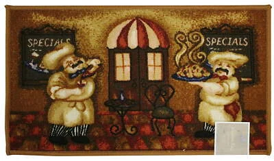 Alfombras de cocina Alfombra Decoración del hogar Impresiones de alimentos Rectángulo D Semi Círculo Foto 1 de 4