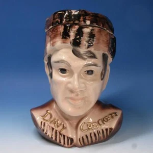 1950's Translucent Vitrified China Regal C. Miller Davy Crockett Cookie Jar - Picture 1 of 5