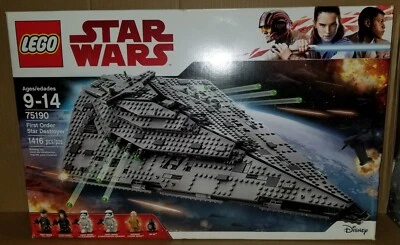 Lego Star Wars First Order Star Destroyer (75190) New & Sealed - Image 1 of 4