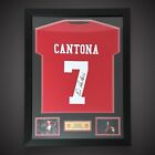 Eric Cantona Hand Signed And Framed Manchester United Shirt Bid From £175