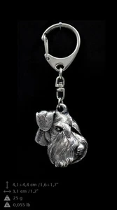 Schnauzer Schlüsselanhänger ART-DOG, Limited Edition AT - Picture 1 of 1