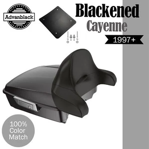 Paquete envolvente Blackened Cayenne Rushmore Chopped Tour para 97+ Harley/Softail - Imagen 1 de 12
