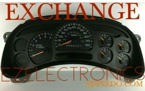 CHEVY GMC TRUCK INSTRUMENT CLUSTER “EXCHANGE” 15105687 Remanufactured REBUILT - Foto 1 di 1