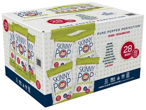 SkinnyPop Popcorn Snack Bags, .65 oz. (28 ct.) - Picture 1 of 2