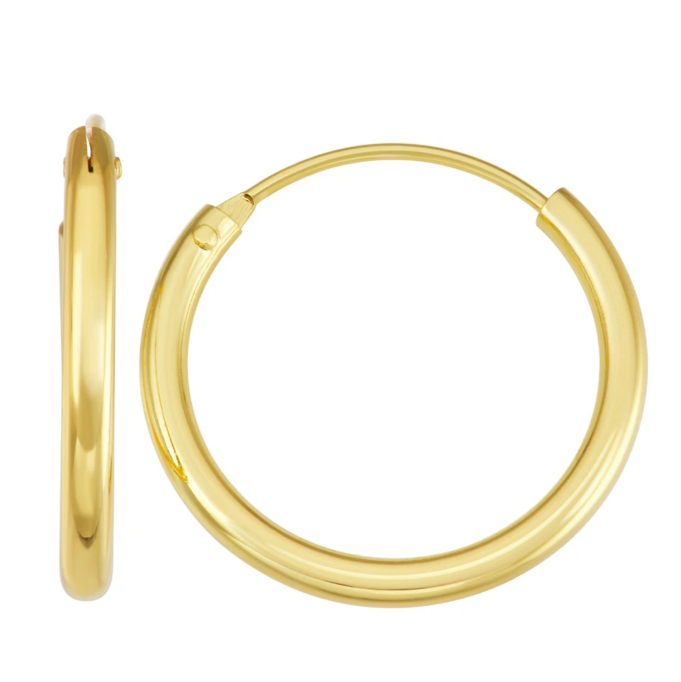 20 mm gold hoop earrings - Image 1 of 1