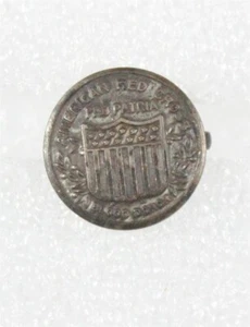 Red Cross: WWII era Blood Donor, silver lapel pin (pin back) - Picture 1 of 2