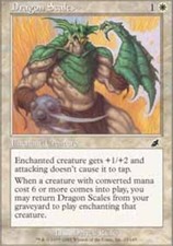 MTG magic cards 4x x4 Light Play, English Dragon Scales Scourge