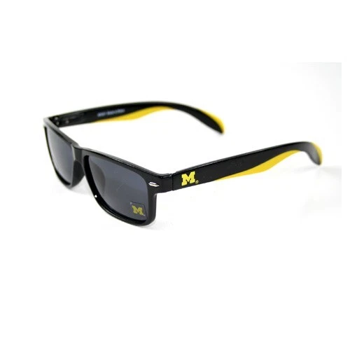 Óculos de sol Michigan Wolverines polarizado RETRO unissex licenciado pela NCAA NOVO - Imagem 1 de 1