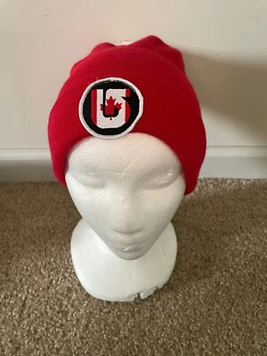BURTON ROJO CANADÁ INVIERNO TEJIDO SOMBRERO GORRO ADULTO OSFA NUEVO CON ETIQUETAS Foto 1 de 3