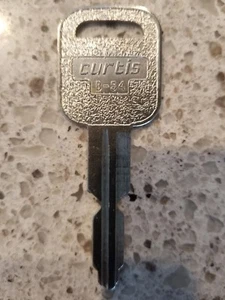 GM BLANK KEY B-54 UNCUT CURTIS KEY - Picture 1 of 1
