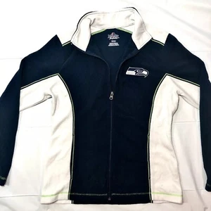 Women’s NFL Seattle Seahawks Half-Zipper Fleece Sweater Majestic Small - Picture 1 of 7