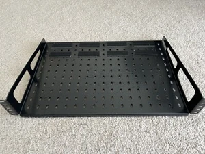 GENERAL DEVICES D-4456  Rack Shelf Steel 2U 465 mm 305 mm 19" wide D4456 - Picture 1 of 4