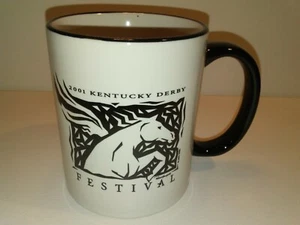 2001 Kentucky Derby Mug Winning Horse MONARCHOS Festival MINT Condition Artist - Picture 1 of 11