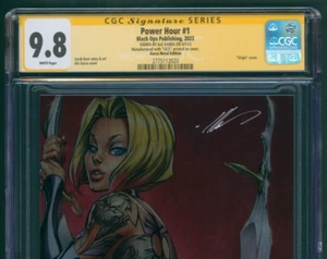 Power Hour #1 CGC 9.8 SS Ale Garza Edición Metal Serie Firma Minorista A Prueba - Imagen 1 de 1