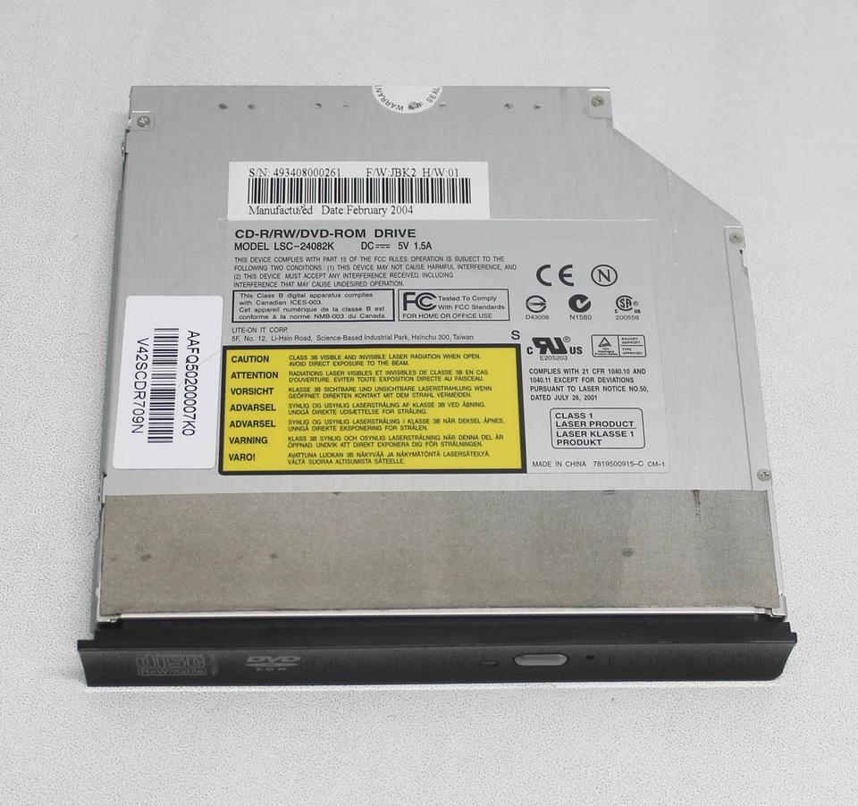 104799 GATEWAY CD-RW/DVD-ROM DRIVE WITH BEZEL M520 "GRADE A" - Image 1 of 1