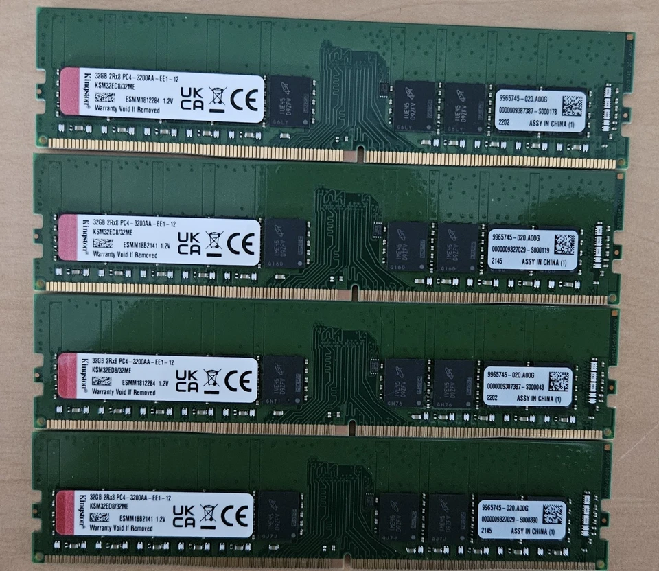 Kingston 32 GB DDR4 3200MT/s ECC Unbuffered DIMM KSM32ED8/32ME - Bild 1 von 1