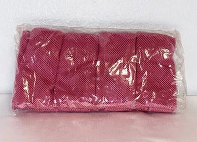 ¡Nuevo! Paquete de 4 toallas de refrigeración rosadas con bolsas de transporte y 4 ganchos rosas Foto 1 de 3