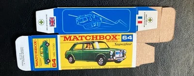 Matchbox Superfast #64 M.G. 1100 Type F Repro Box - Image 1 of 2