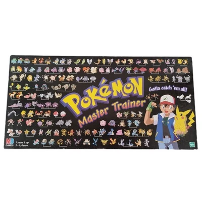 RARE 100% Complete - Vintage 1999 Pokemon Master Trainer Board Game 90s Toy - Image 1 of 4