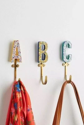 Gancho con monograma letra G de Liberty of London para Anthropologie (totalmente nuevo) letra Foto 1 de 4