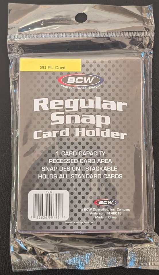 Portatarjetas a presión regular BCW 1-RS Foto 1 de 1