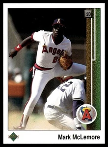 1989 Upper Deck #245 Mark McLemore - Picture 1 of 2