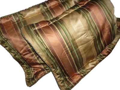 Travesseiro(s) King CROSCILL CARRINGTON STRIPE - Usado apenas para exibição! - Imagem 1 de 4