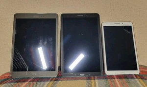 Samsung Tablets Lot Of 3 - SM-T560NU, SM-T550 & SM-T337A (Parts Only) - Picture 1 of 16