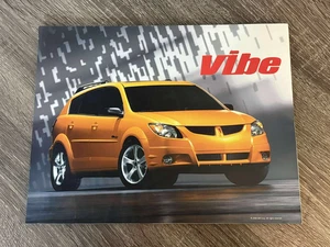 PONTIAC VIBE VINTAGE VENDITA BROCHURE PUBBLICITÀ - Foto 1 di 2