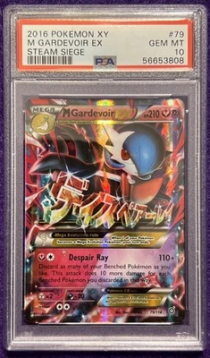 PSA 10 2016 Pokémon XY M Gardevoir EX Steam Siege #79 Gem Mint Rare Shiny Mega - Image 1 of 2