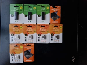 47 x 128GB 64GB 32GB 16GB 4GB USB Flash Drive Bulk Job Lot Mix Brands - Picture 1 of 4