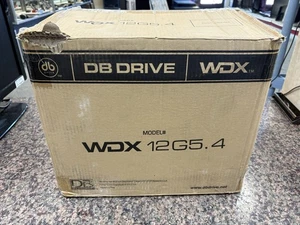 DB DRIVE WDX12G5.4 12” 4Ω DVC Subwoofer / 6000w MAX 3000w RMS - Picture 1 of 10