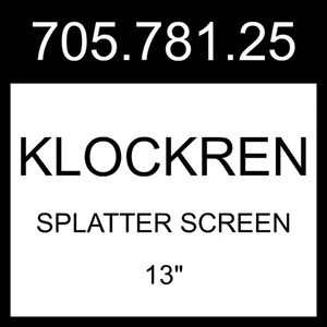 IKEA KLOCKREN Splatter Screen   13" 705.781.25 - Picture 1 of 1