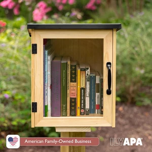 Caja de libros de biblioteca al aire libre - Kit de intercambio de literatura gratuito para exterior - Pequeño... - Imagen 1 de 12