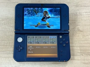 RANK B+ IPS Nintendo New 3DS XL Metallic Blue Console IPS Screen Top W1330 - Picture 1 of 24