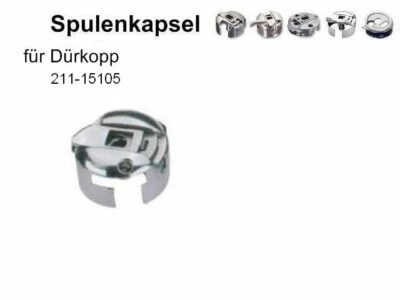 DRITTANBIETER AUS ASIEN Spulenkapsel für Dürkopp 211- 15105, 211-15105 !! # powered by nahttechnik #-4