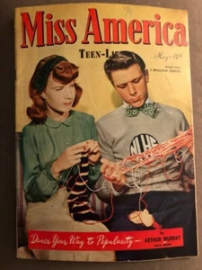 MISS AMERICA MAGAZINE TEEN LIFE VOL 4 NO. 1 MAY 1946   - Picture 1 of 3