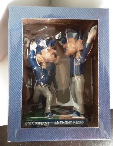 2017 Chicago Cubs SGA GIVEAWAY Bryant/ Rizzo "THE FINAL OUT" BOBBLEHEAD UNOPENED Cover